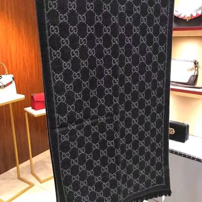 [GUCC1]🧣フリンジ付きリバーシブルスカーフ🧣【50％割引+送料無料】