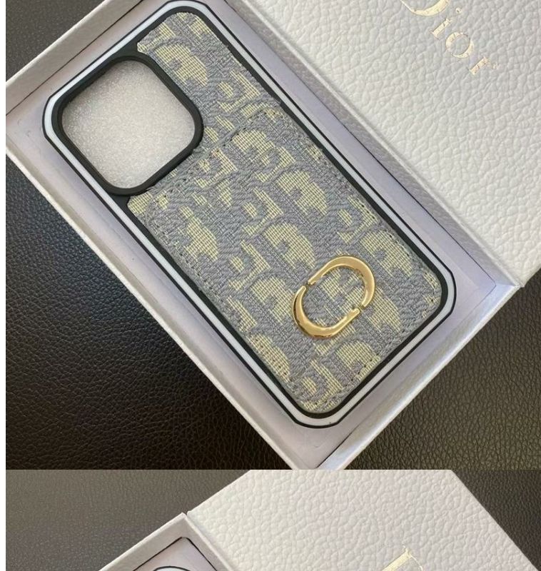 [DI0R]刺繍入りフルラップ携帯電話ケース📱【50％割引+送料無料】