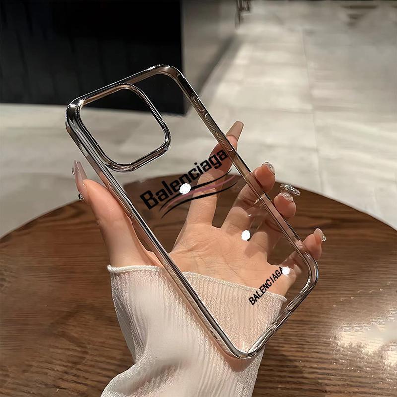 BALENC1AGA新しい透明エッジ携帯電話ケース📱【50％割引+送料無料】