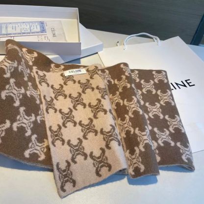 [CEL1NE]🧣リバーシブルウールスカーフ🧣【50％割引+送料無料】