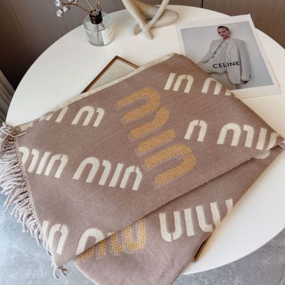 [M1UM1U]🧣リバーシブルフリンジスカーフ🧣【50％割引+送料無料】