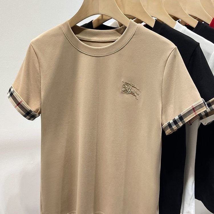 BU1BERRY 軍馬刺繍プリントTシャツ【 50％割引+送料無料】