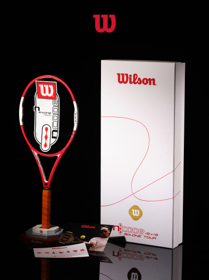 Wilson N-CODE SIX ONE TOUR90 16×19 Wilson NCode Six.One Tour 90 Tennis Racket – 4 5/8, Roger