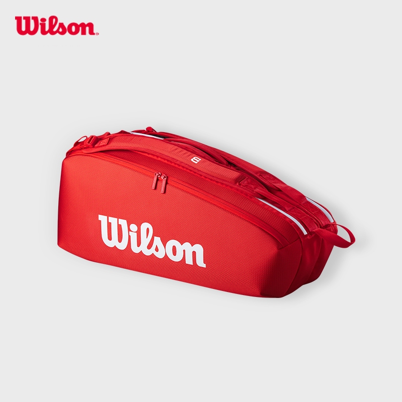 Wilson Super Tour Red 6 Pack Tennis Bag