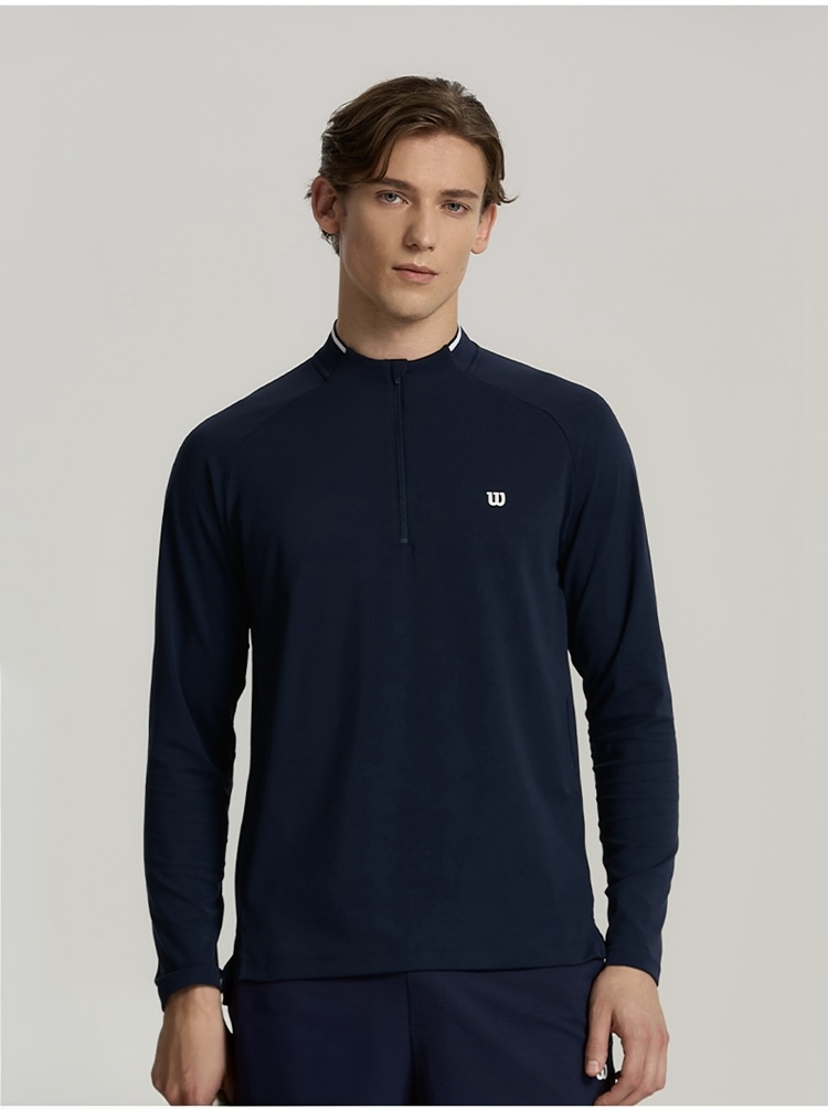 Wilson Alley Half-Zip Long Sleeve Tee