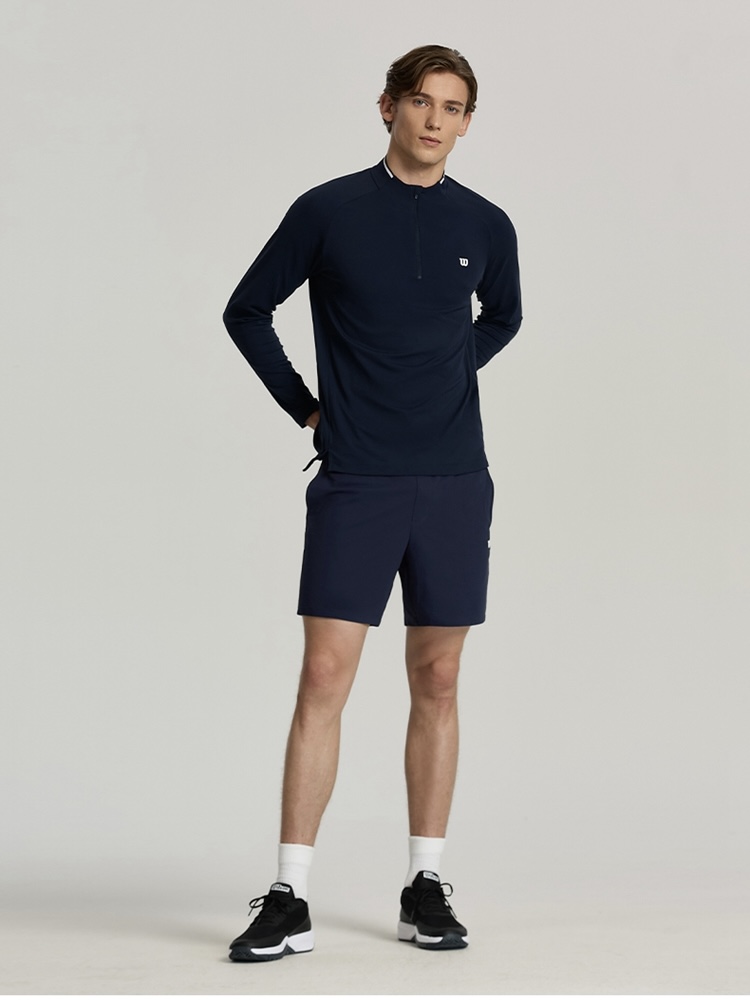 Wilson Alley Half-Zip Long Sleeve Tee