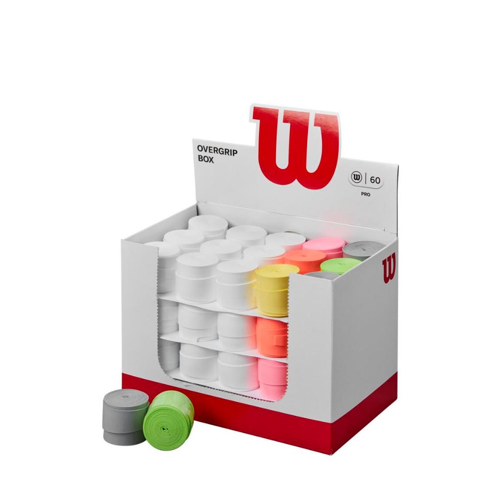 Wilson Pro Overgrip 60 Box Assorted Colours