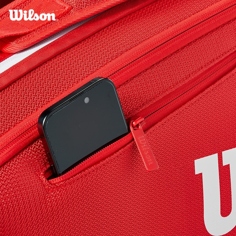 Wilson Super Tour Red 6 Pack Tennis Bag