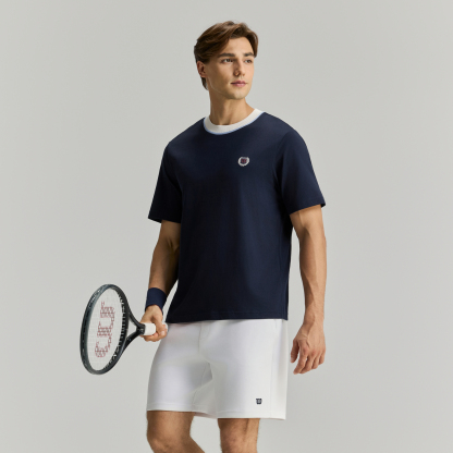 Wilson Men KNIT COLLAR TEE BL