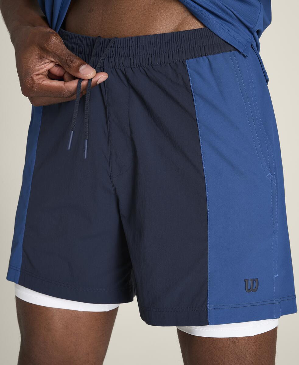 Wilson Men's Tennis Volley Short 6" Unlined