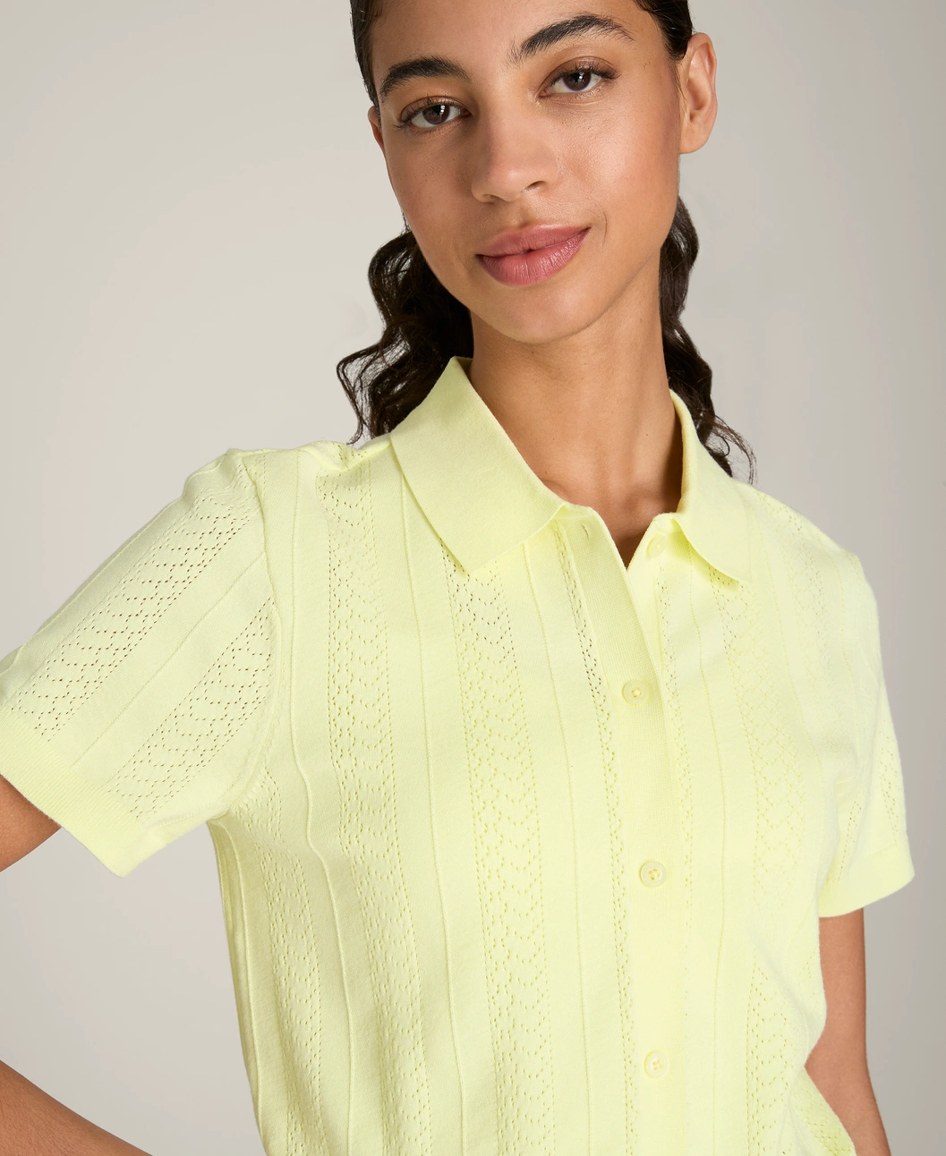 Wilson Shrunken Essex Button-Through Polo Shirt
