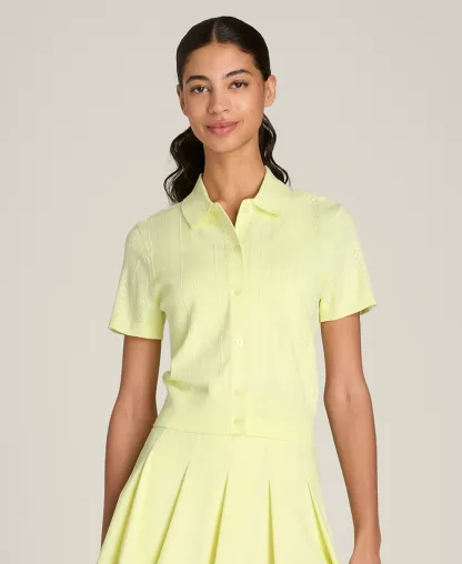 Wilson Shrunken Essex Button-Through Polo Shirt