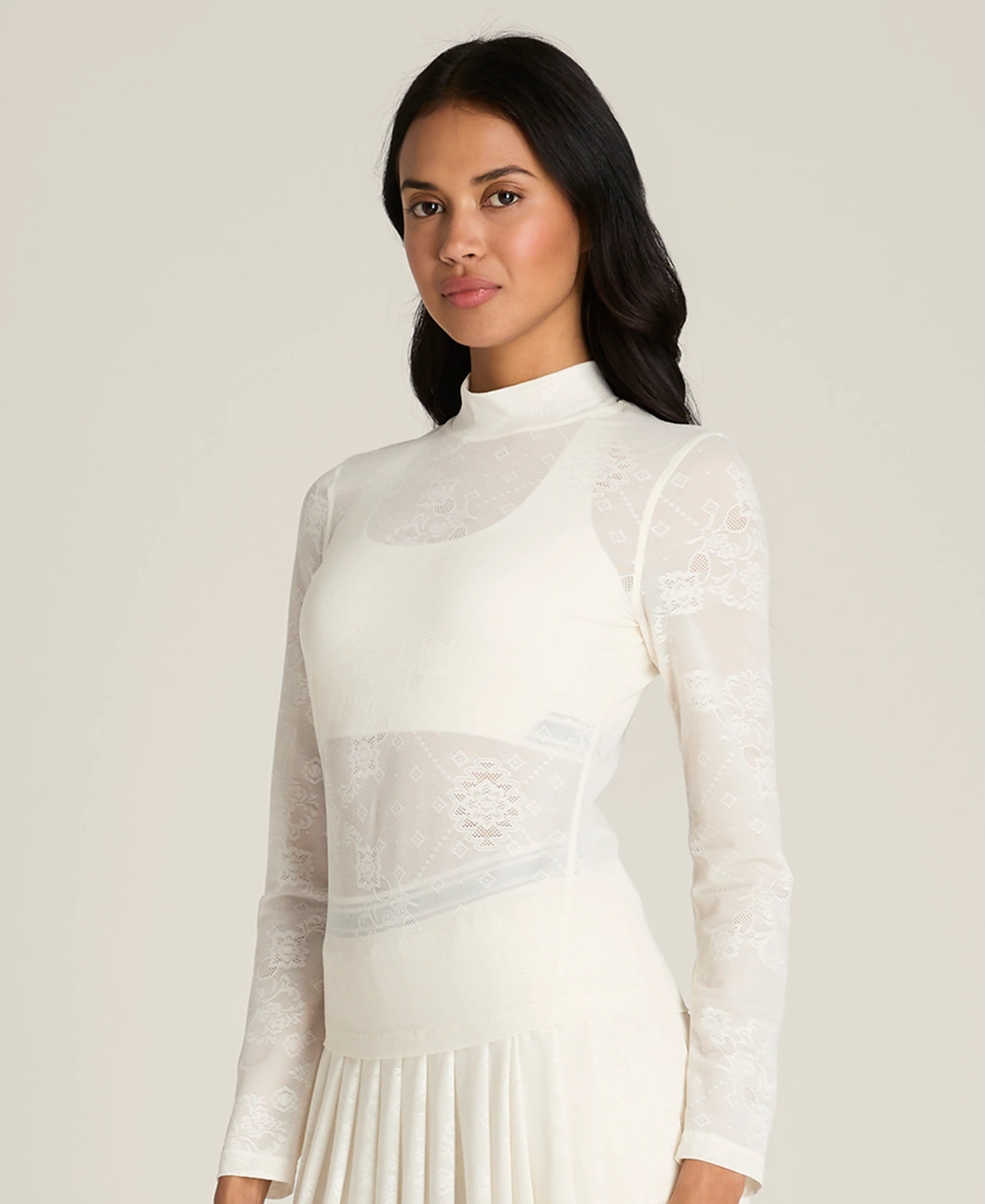 Wilson All Day Mockneck Lace