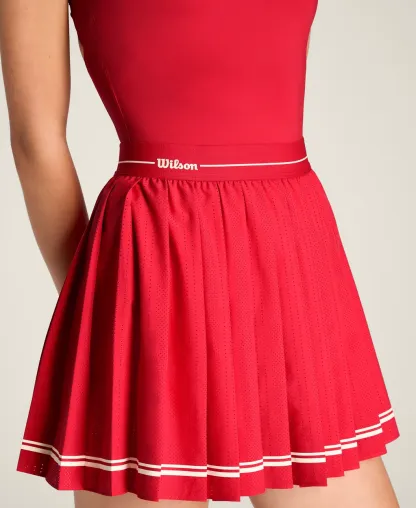 Wilson Laser Cut Pleat Dress