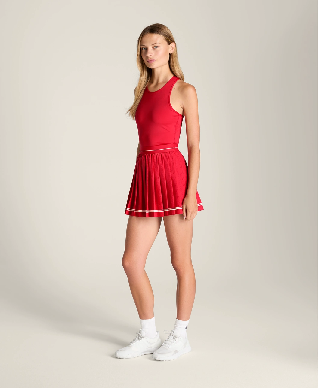 Wilson Laser Cut Pleat Dress