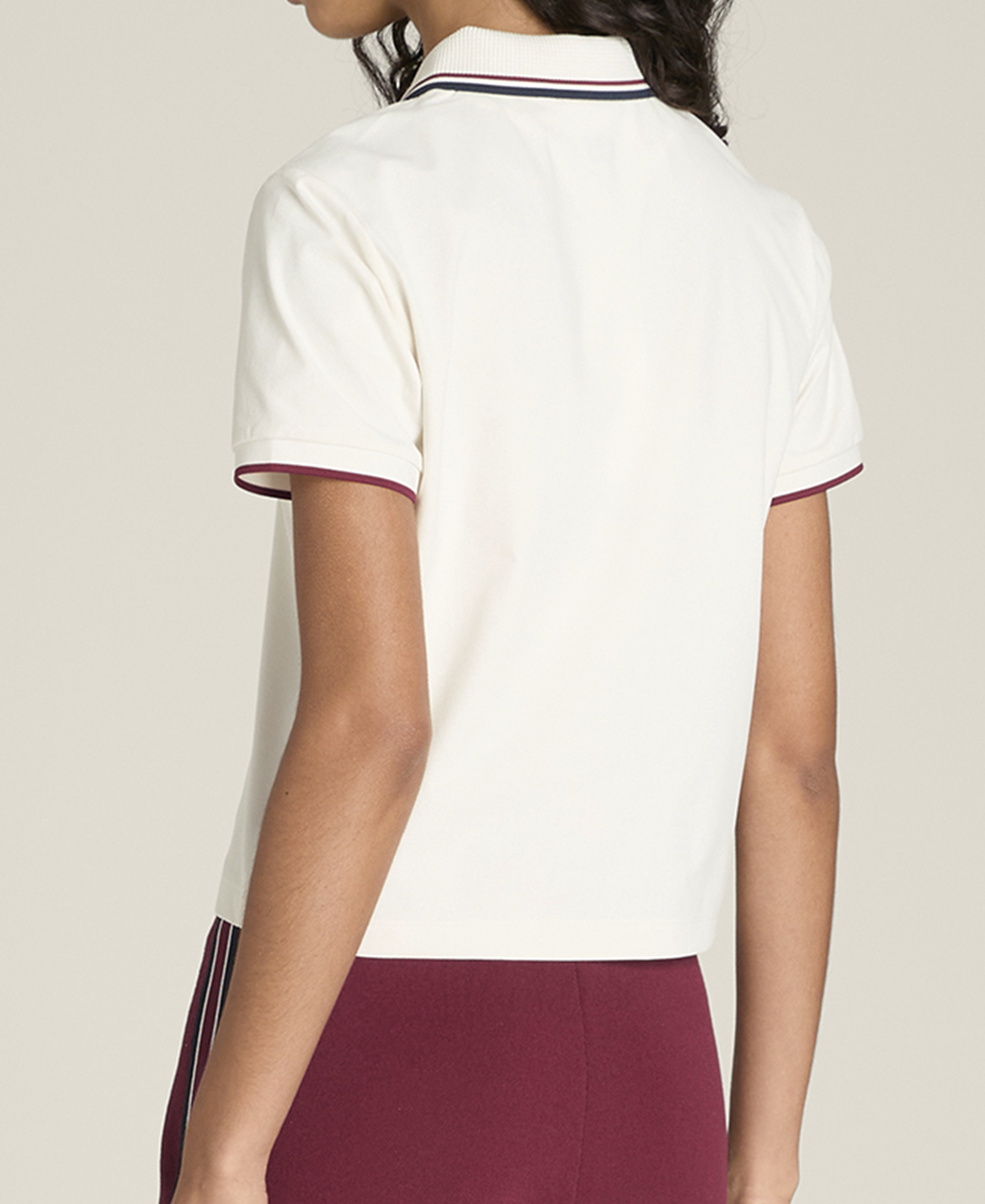 W CLASSIC CROP POLO CLASSIC