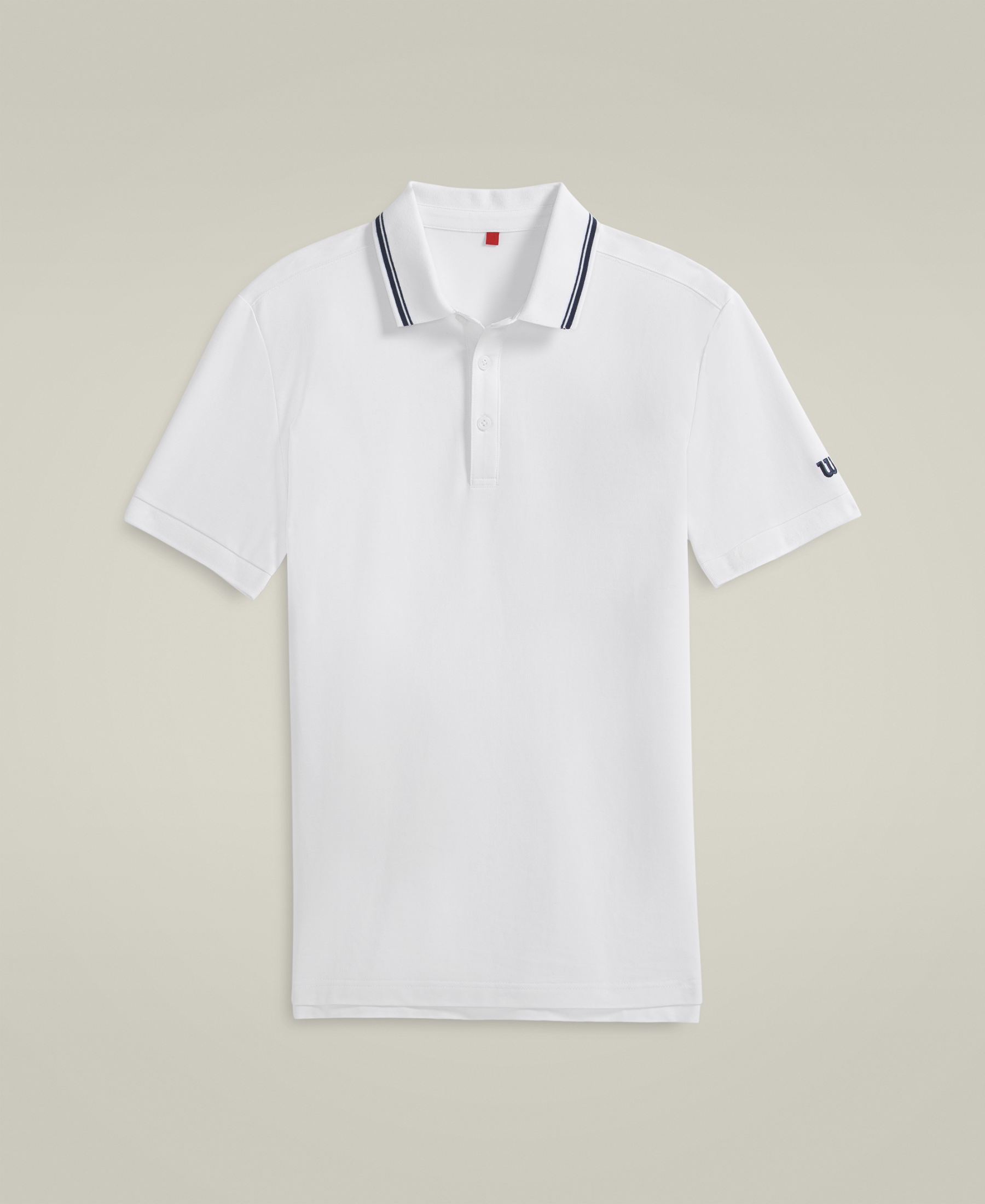 Wilson Men TEAM PIQUE POLO BRIGHT WHITE
