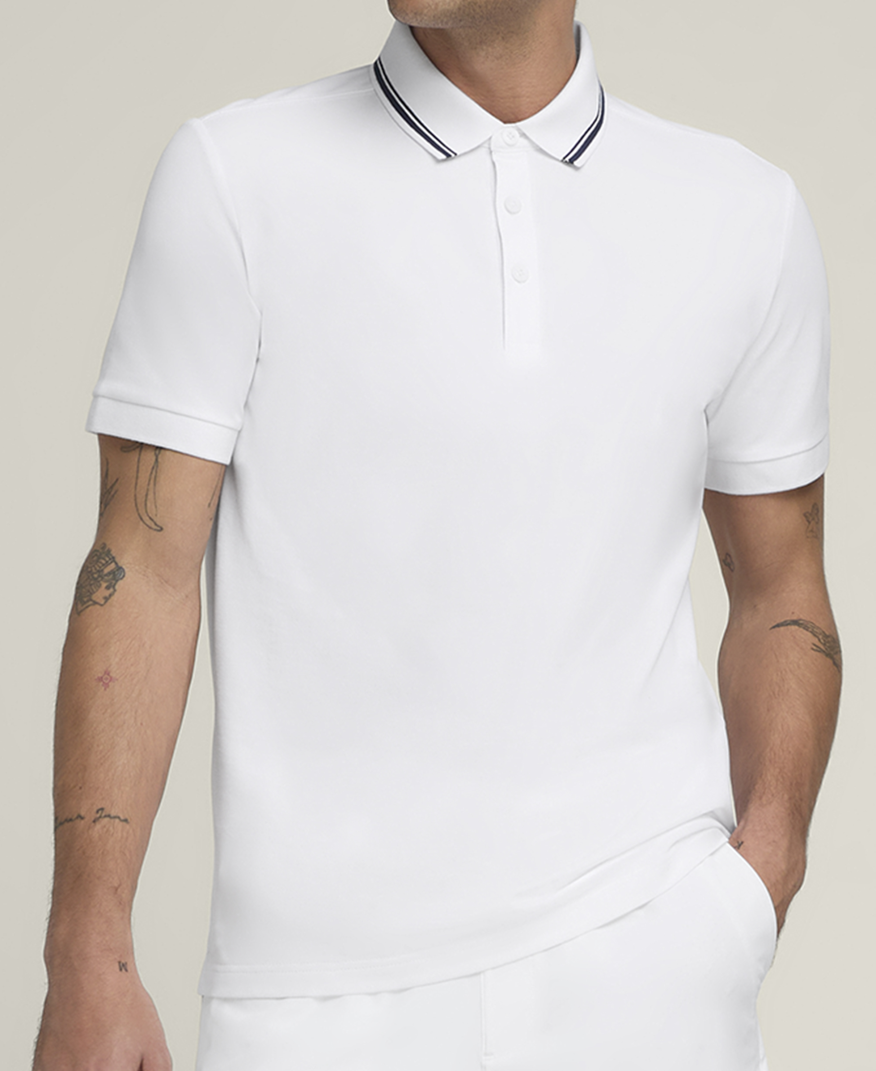 Wilson Men TEAM PIQUE POLO BRIGHT WHITE