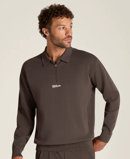 Wilson Technical Flat Knit Pop-Over