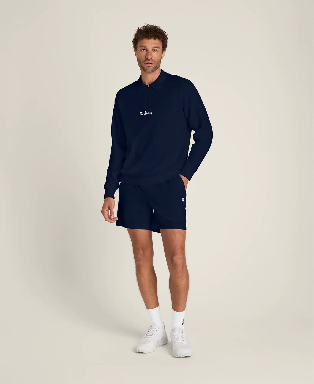 Wilson Technical Flat Knit Pop-Over