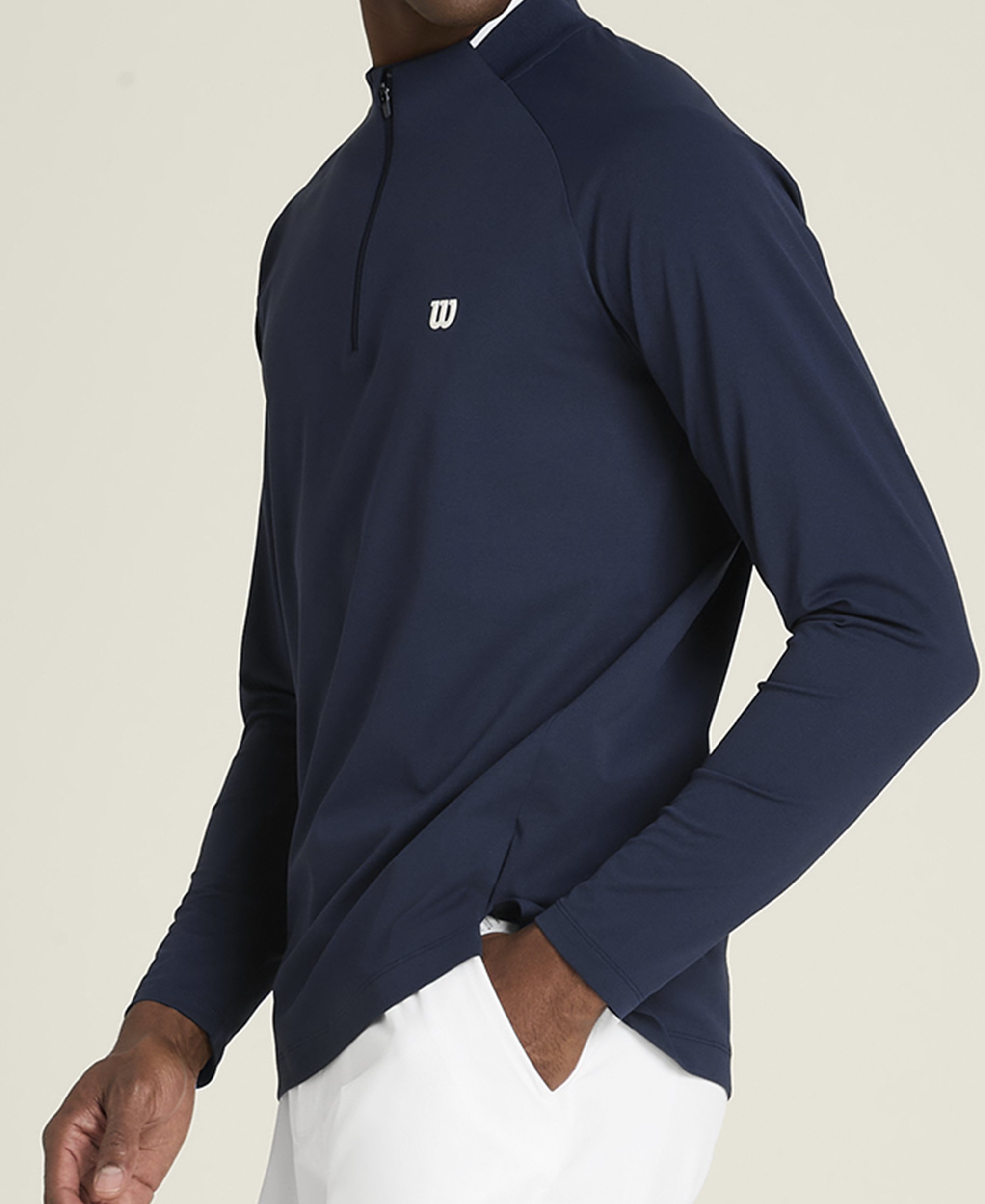 Wilson Alley Half-Zip Long Sleeve Tee