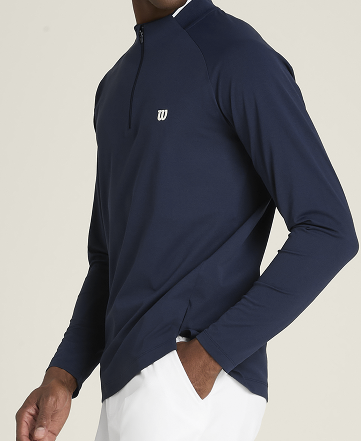 Wilson Alley Half-Zip Long Sleeve Tee