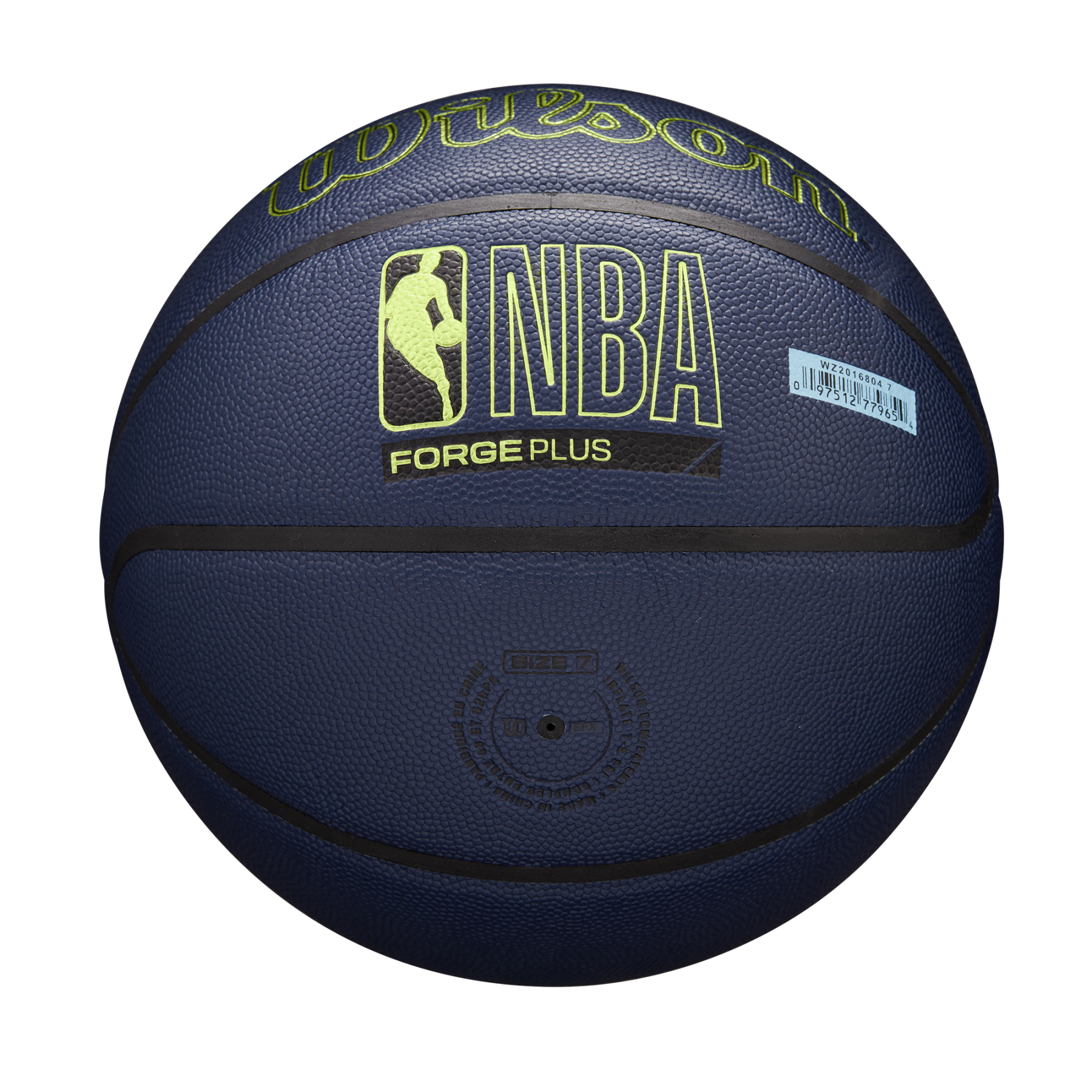 Wilson NBA Forge Plus Basketball Navy 7