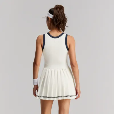 Wilson Contrast Scoop Neck Dress