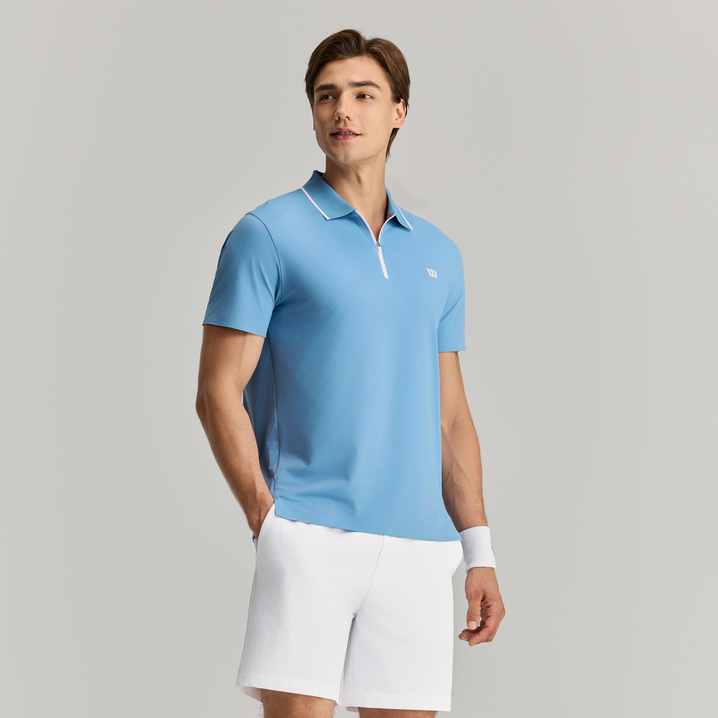 Wilson Daily Trainer Zip Polo