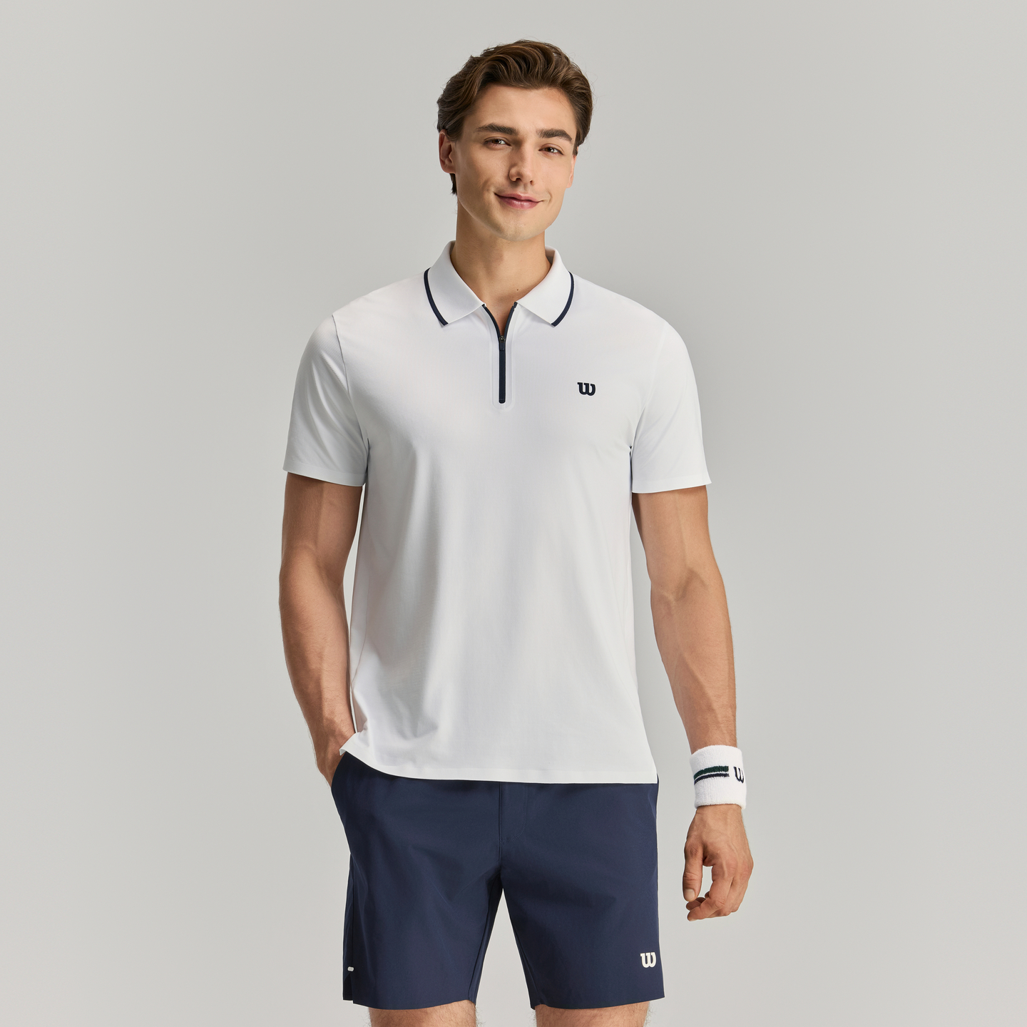 Wilson Daily Trainer Zip Polo