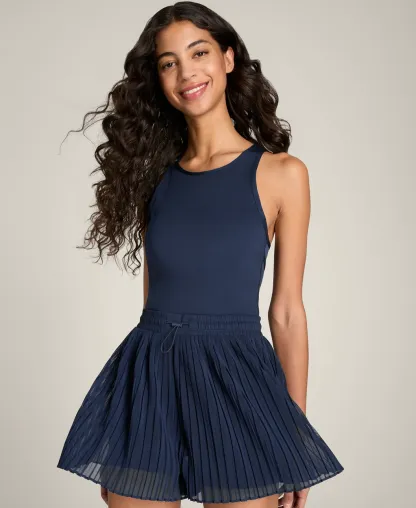 Wilson Pleated Mesh Romper