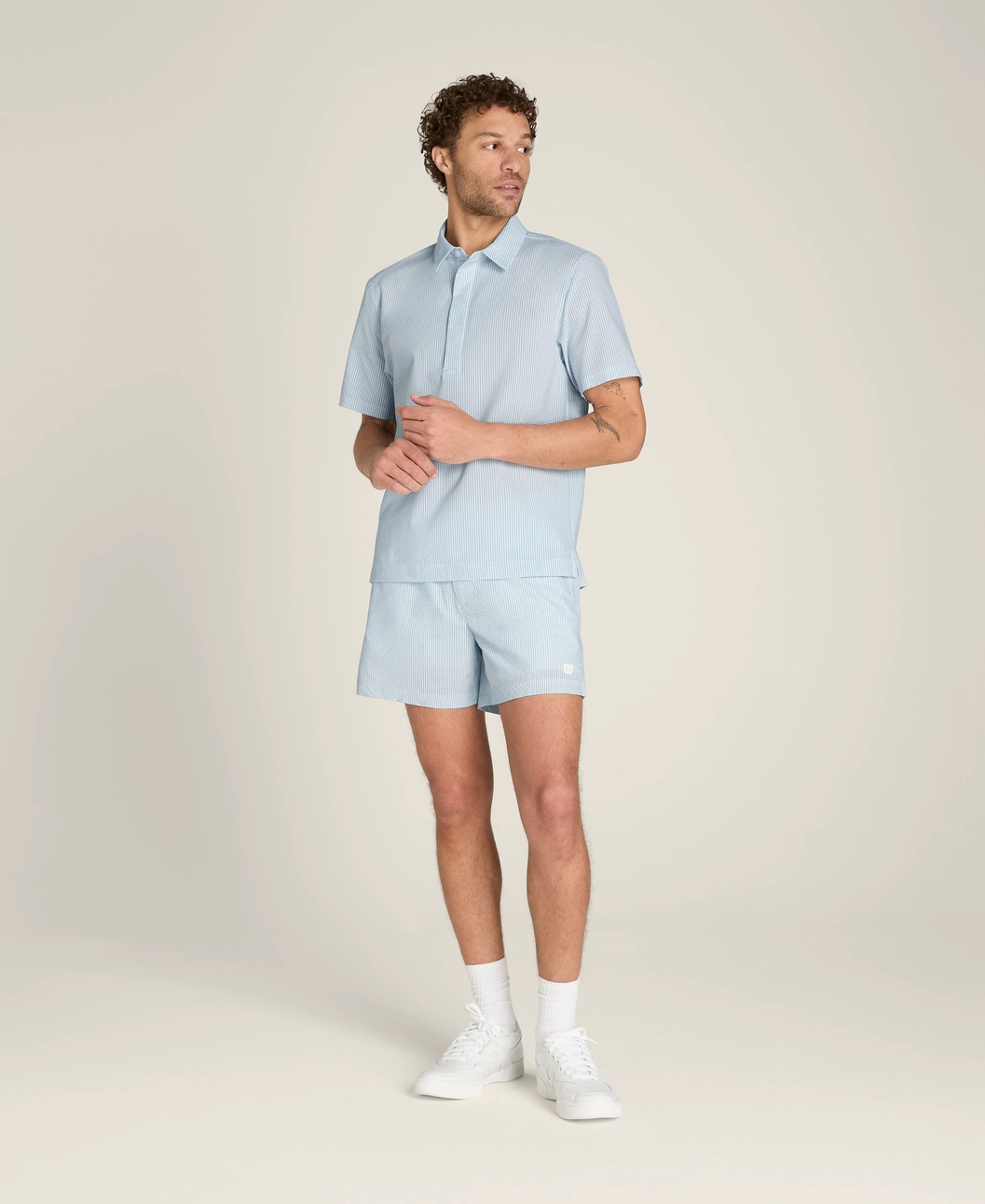Wilson Woven Popover Tech Seersucker