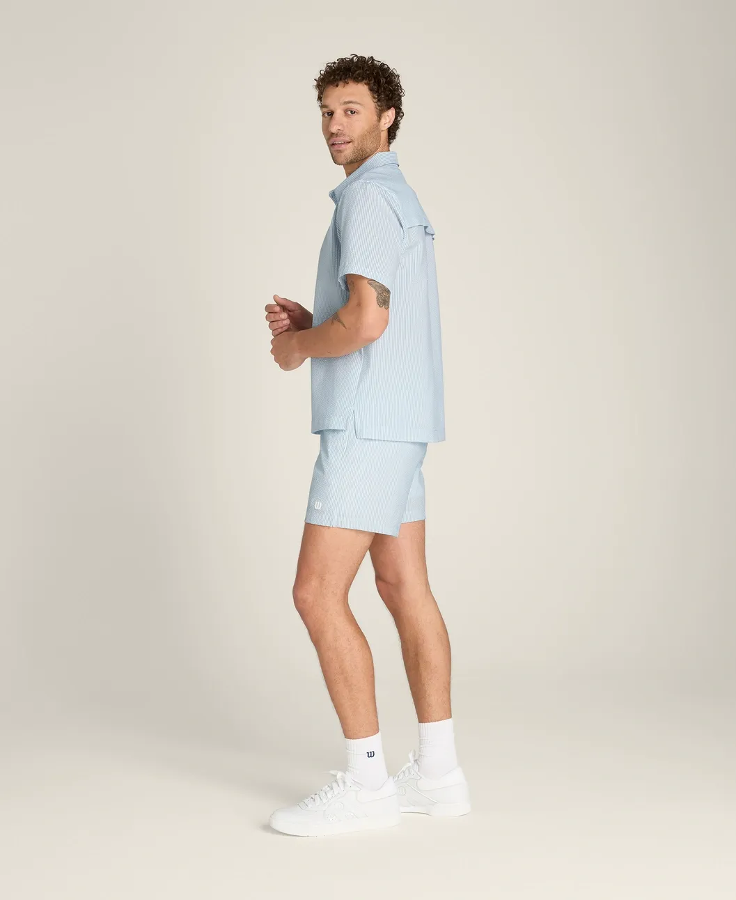 Wilson Woven Popover Tech Seersucker