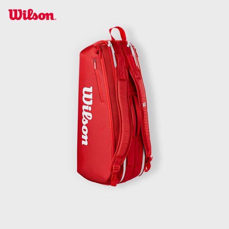Wilson Super Tour Red 6 Pack Tennis Bag