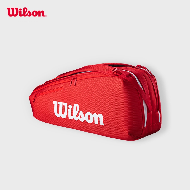 Wilson Super Tour Red 6 Pack Tennis Bag