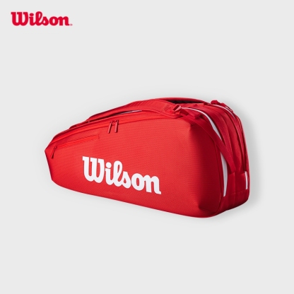 Wilson Super Tour Red 6 Pack Tennis Bag
