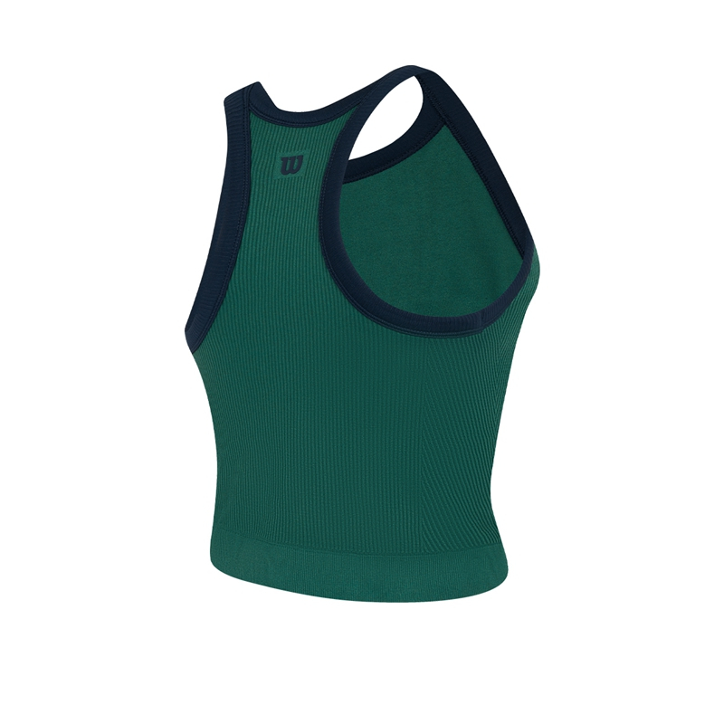 On The Daily BRAMI Tennis Top In field green
