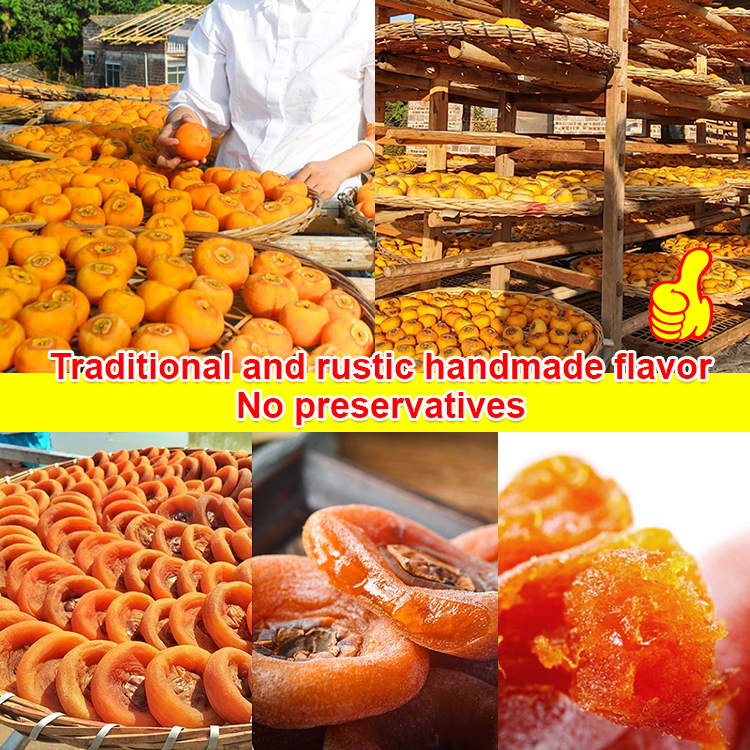 Homemade dried persimmons