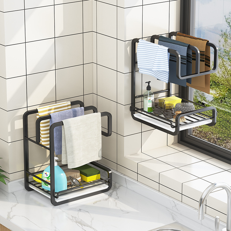 Lightweight kitchen storage rack