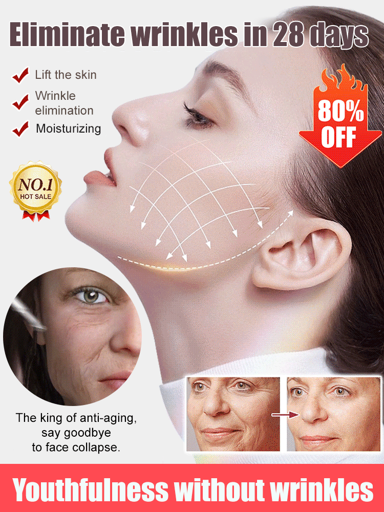 Eliminate wrinkles with one wipe, skin looks 10 years younger!