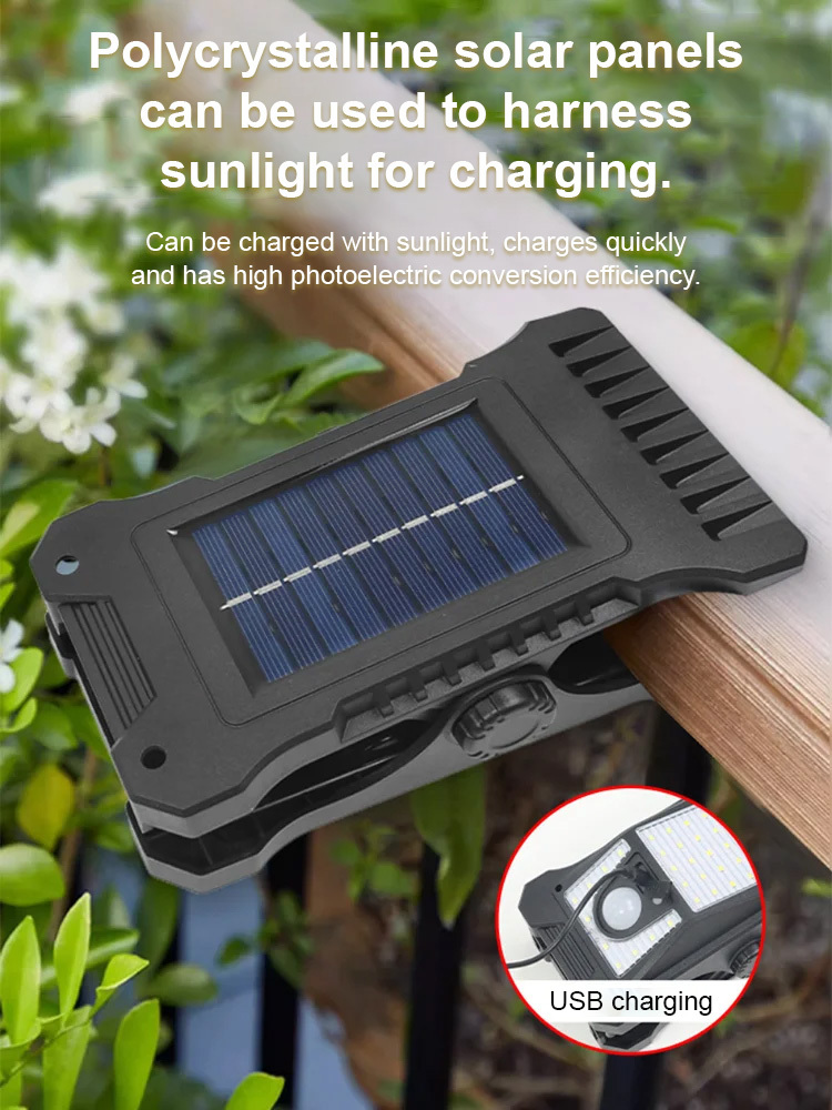 Solar Outdoor Clip Light