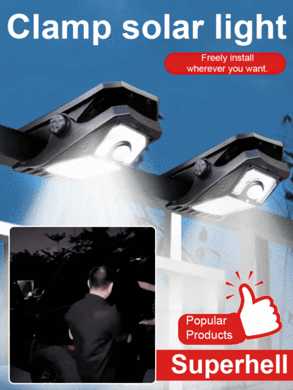 Solar Outdoor Clip Light