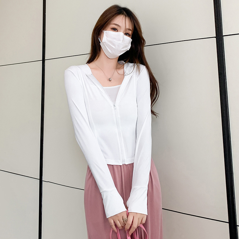 Slim elastic sun protection clothing