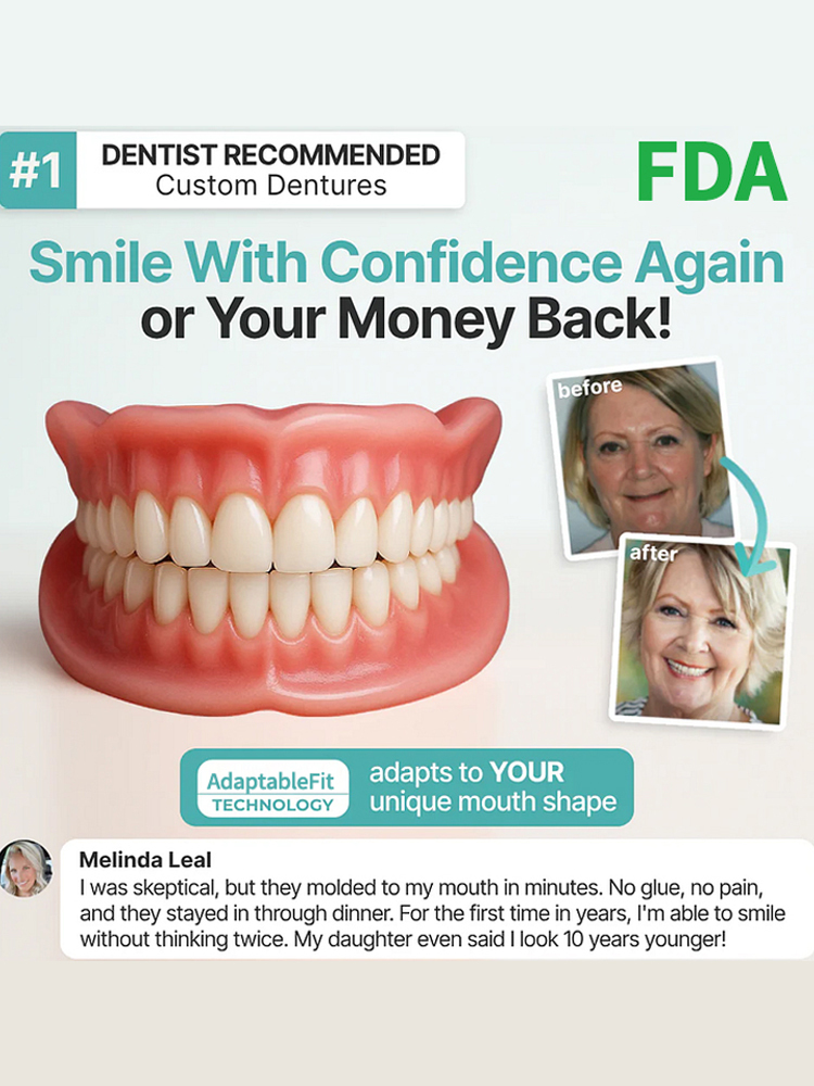 【Medical grade】US patented denture set