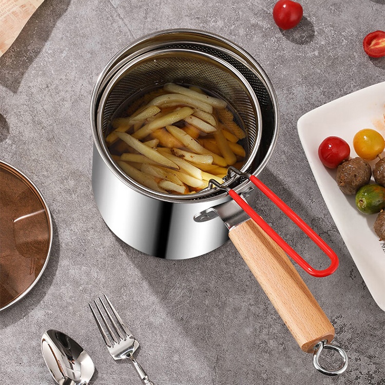 304 stainless steel frying pan