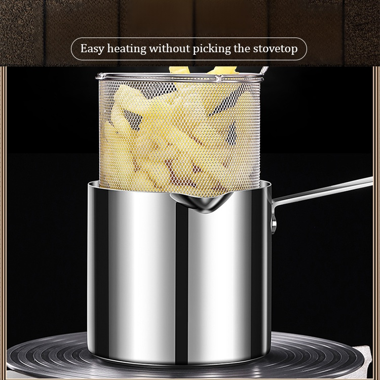 304 stainless steel frying pan