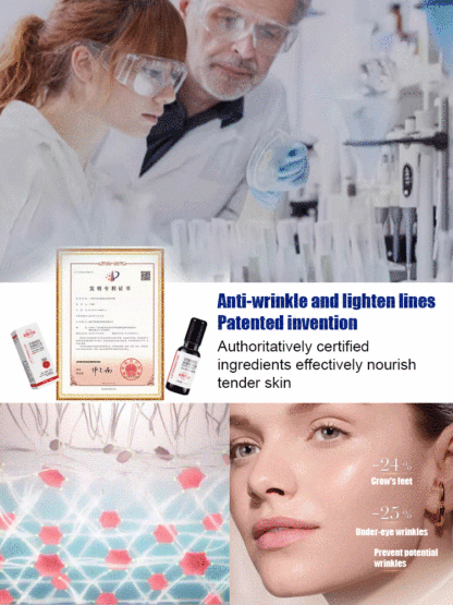 Anti-wrinkle massage oil