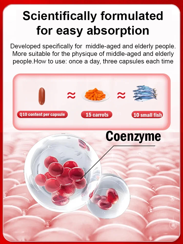 [High-powered heart protection] Coenzyme Q10 capsules