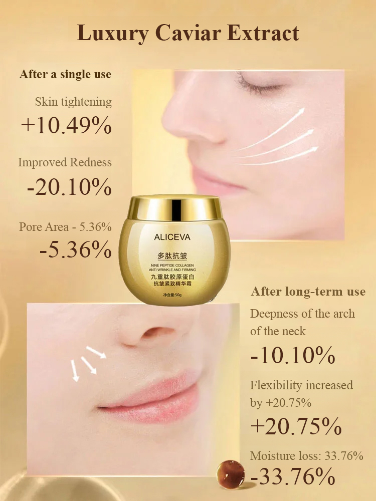 【New Wrinkle Smoothing】 Anti-Wrinkle Moisturizing and Firming Essence Cream