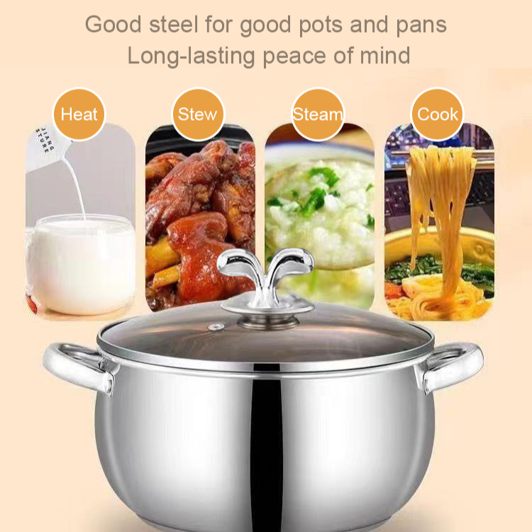 Multifunctional stainless steel pot